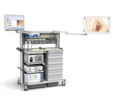 Crozz three 2G 1000 Endoscopie trolley - crash cart