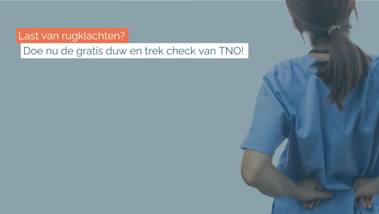 Fysieke klachten in de zorg!?
