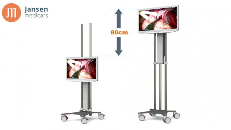 Height adjustable display stand