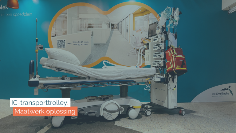 ICU transport cart