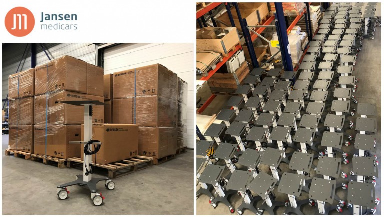 Production Ventilator Carts