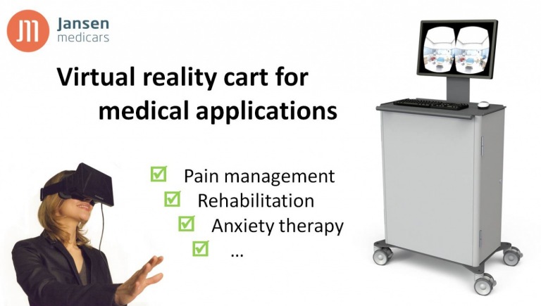 Virtual Reality cart for medical applications